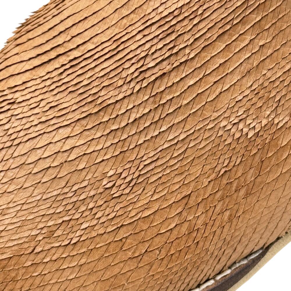 Midas Metan Boots Fringe 3D NEW 6.5 Women's Tan Textured Boho Comfort Block Heel - Picture 12 of 14